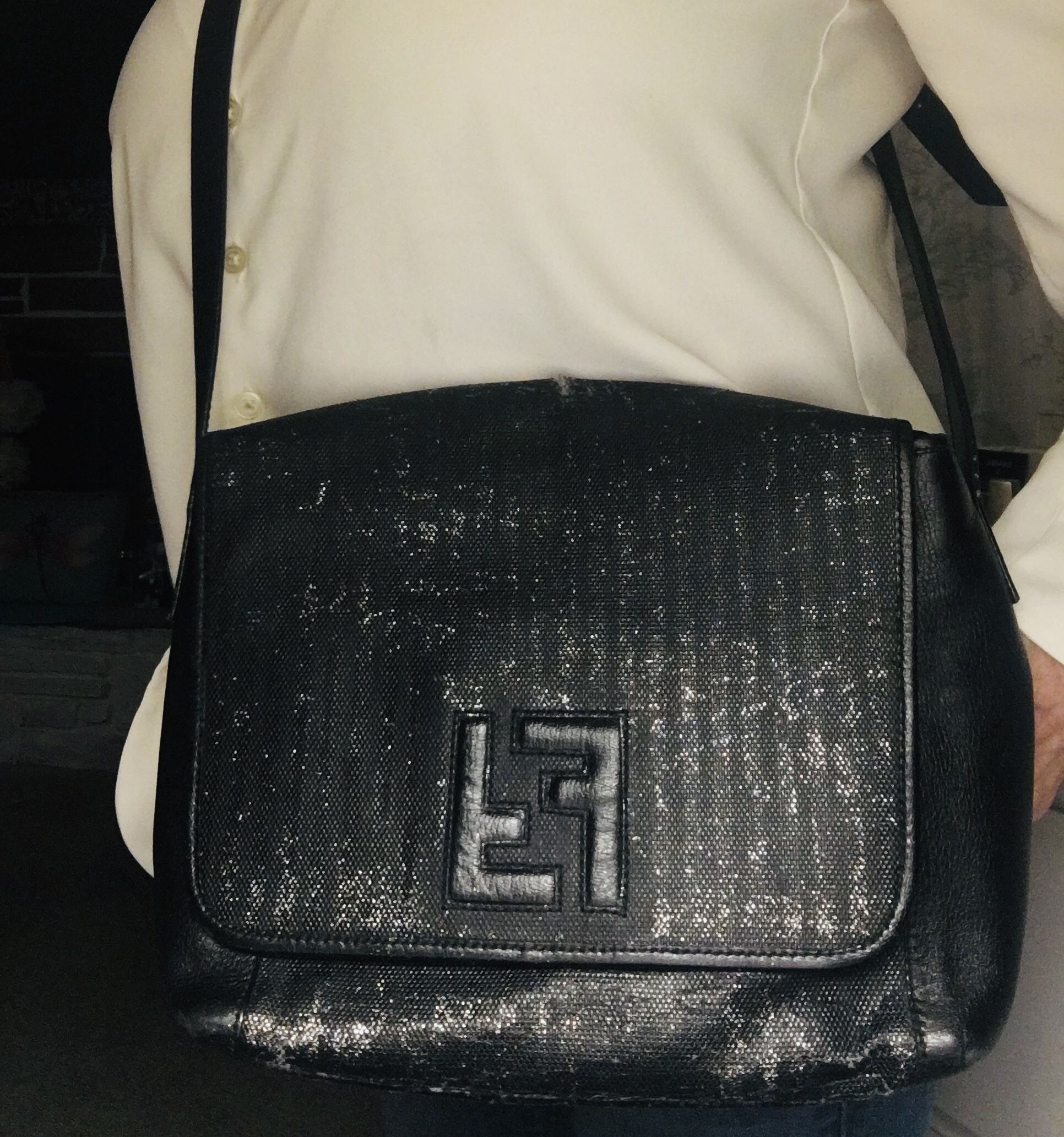 Fendi Vintage Black Crossbody Bag