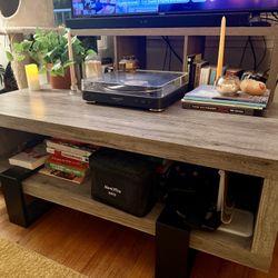 Coffee Table With Shelf - MOVING SALE