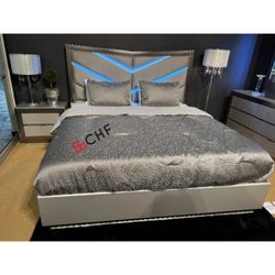 LED Queen / Eastern King  Size Bed Frame  - Mattress Sold Separately 