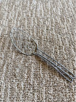 Vintage wire strainer whisk spoon