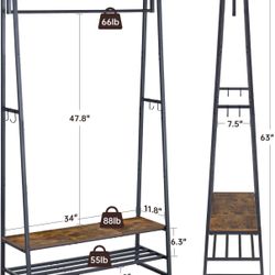 Industrial Clothing Rack