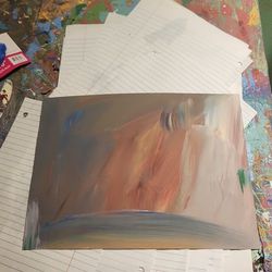 Abstract Expressionist Art Painting