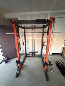 Power Rack with Cable Crossover System