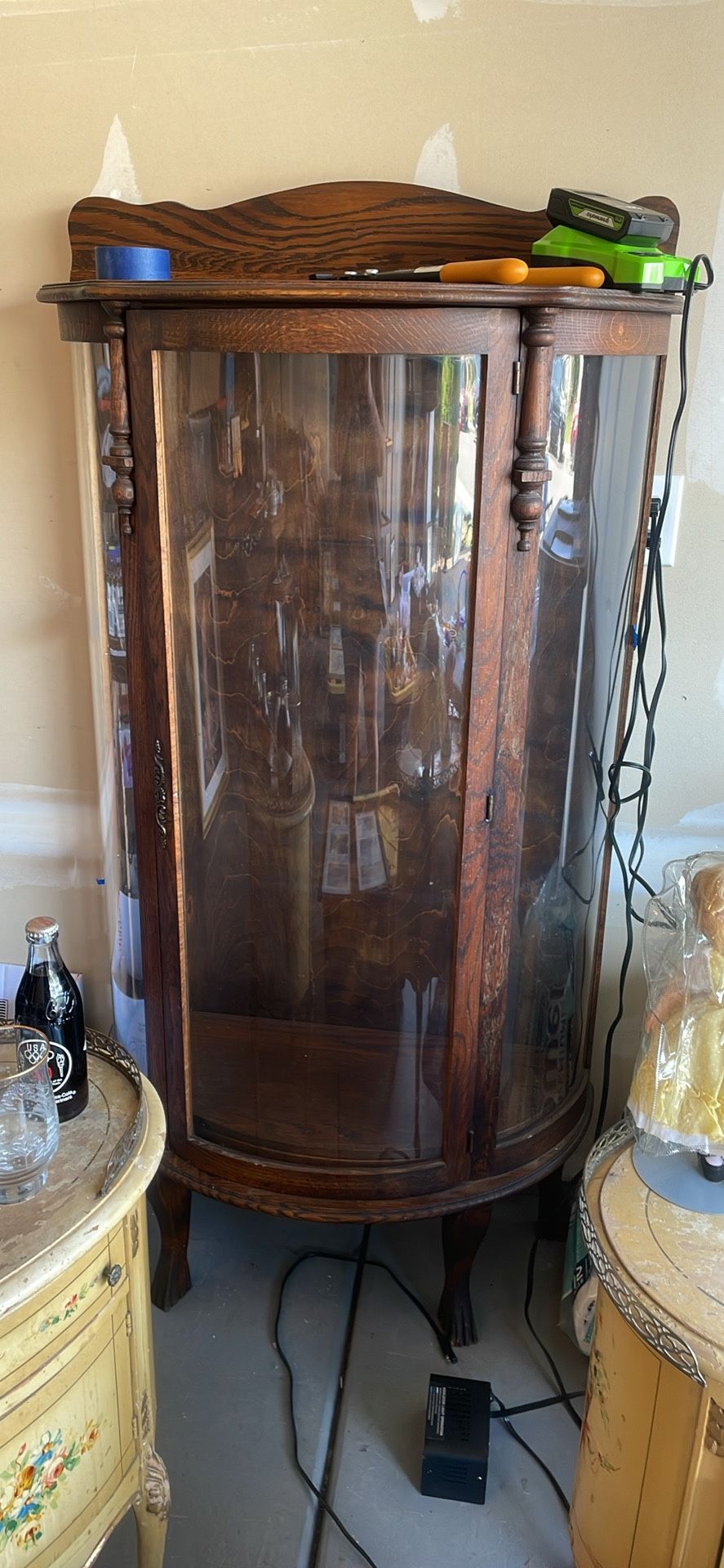 Antique Curio Cabinet 