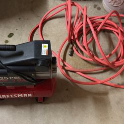 Perfect working Craftsman 1.5 HP 3 Gallon 125 PSI Oil-Lubed Horizontal Air Compressor