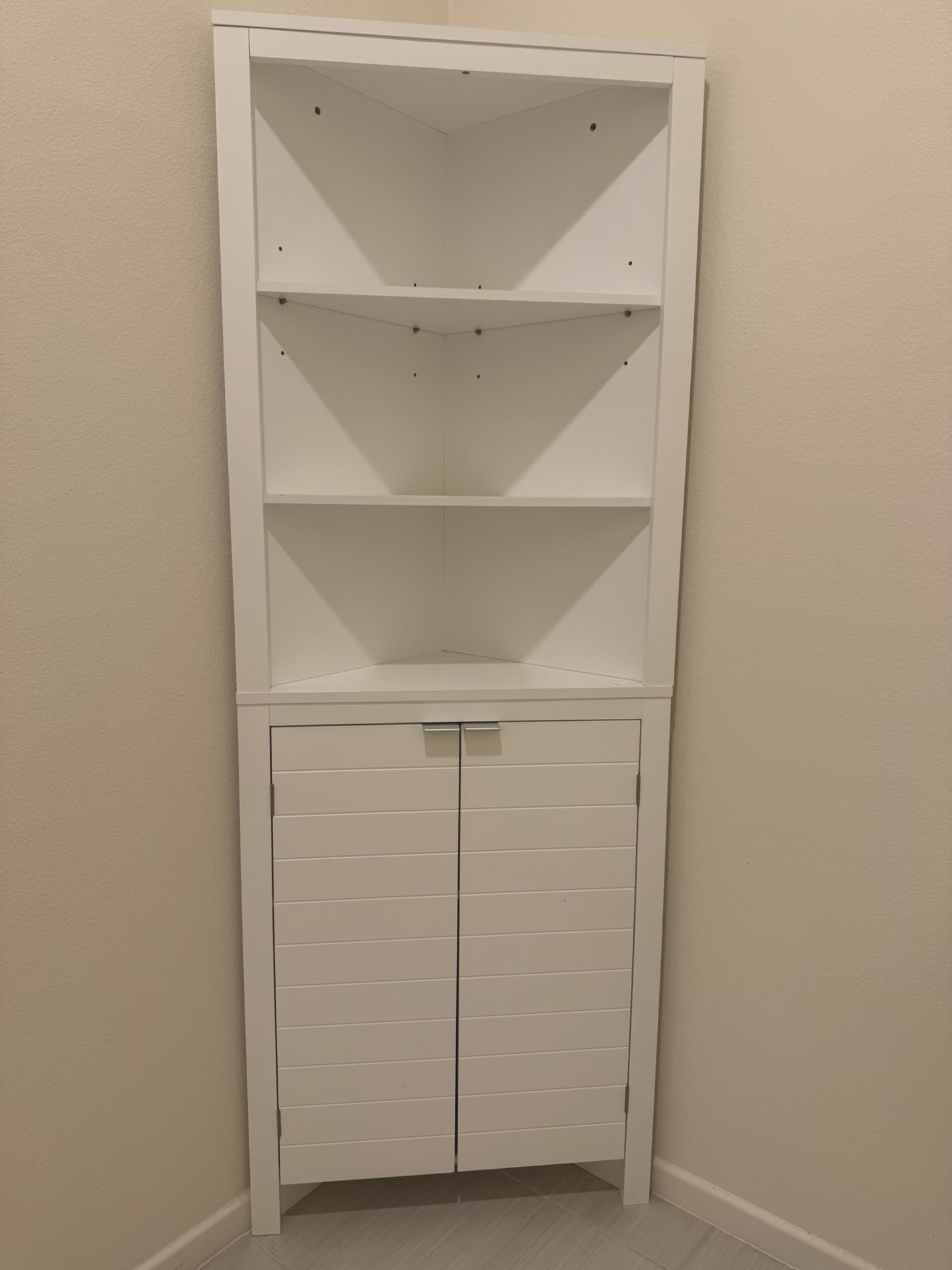 Corner Shelf With Doors