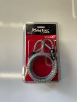 Master lock cable