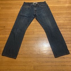Mens Levi’s 514 Slim Straight Waist 34 Length 32