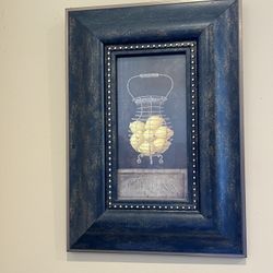 Framed Art with Lemons