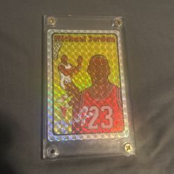 85 Michael Jordan Jewel Sticker