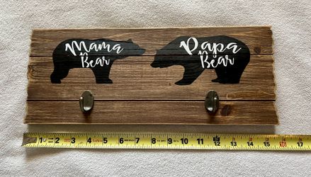 Mama Bear, Papa Bear Key Holder