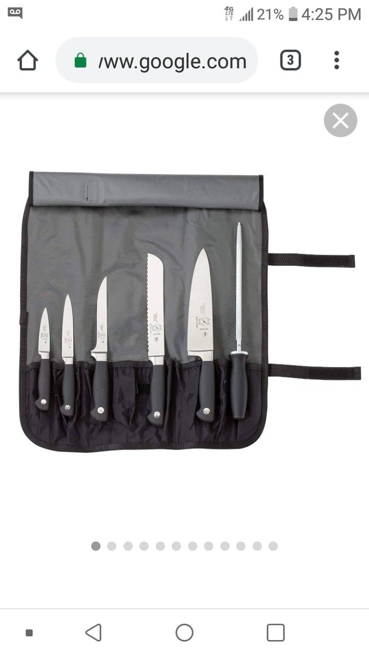 7 piece mercer knife set