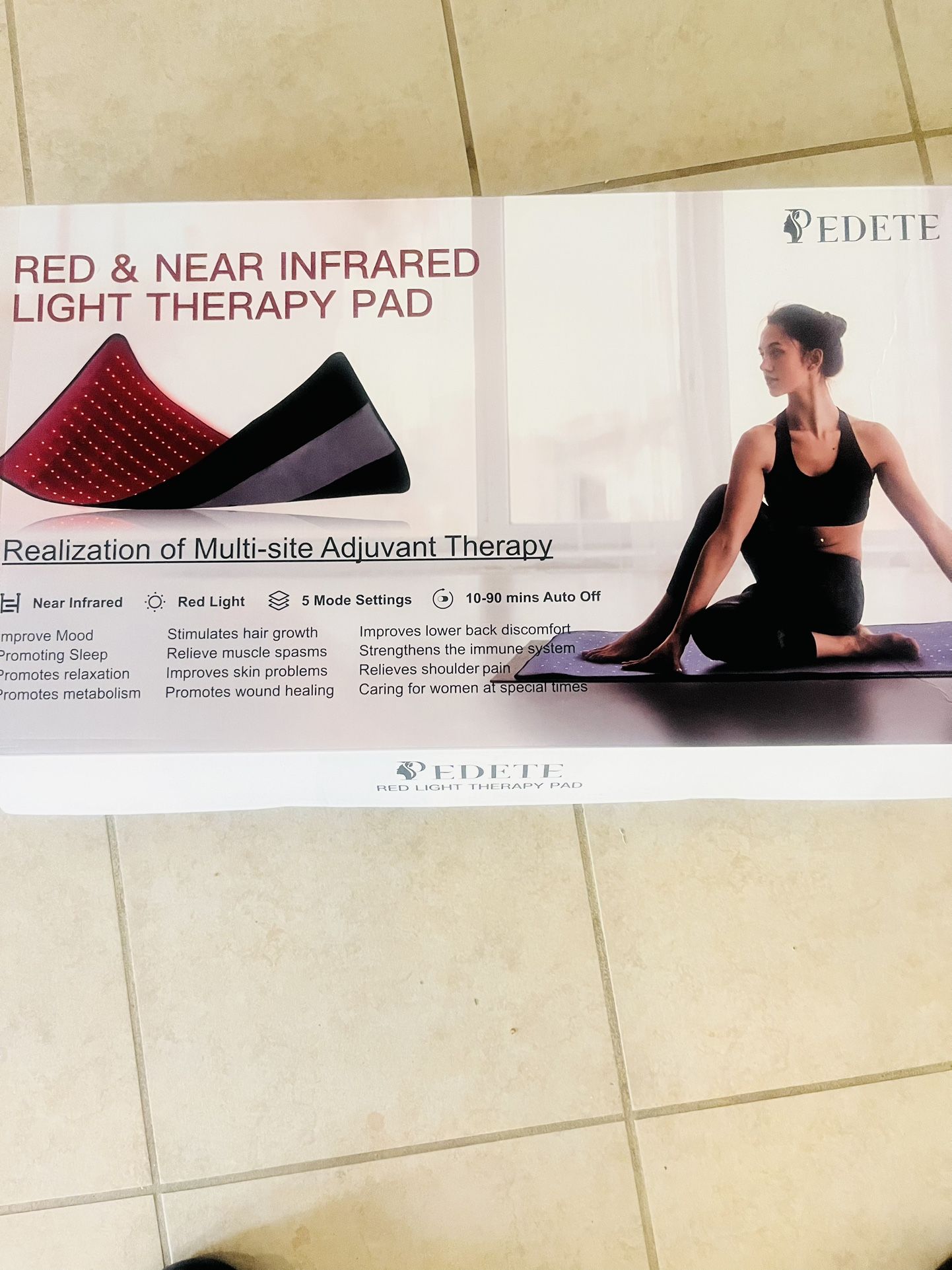 LED Light Therapy Device Pad Full Body Covered pad 660&850nm,Home use Red Light Therapy or Near Infrared Light Therapy