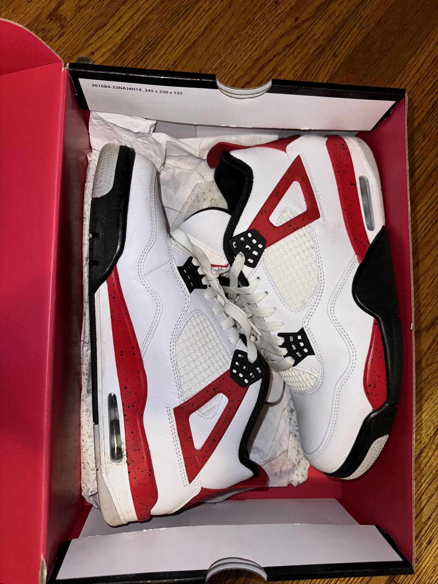 Air Jordan 4 Retro Red Cement