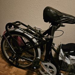 Schwinn Fold Up Bike + Giddy Up Cusion Seat