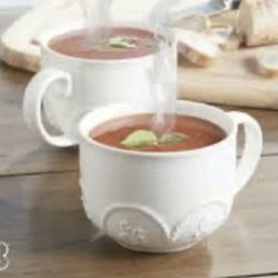 Princess House Marbella Soup Mugs - Set Of 2