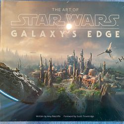 Star Wars Galaxy Edge Book Of Art - Brand New