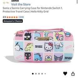 Hello kitty and friends Nintendo switch case