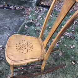 Antique Rocker Lovely Simplicity