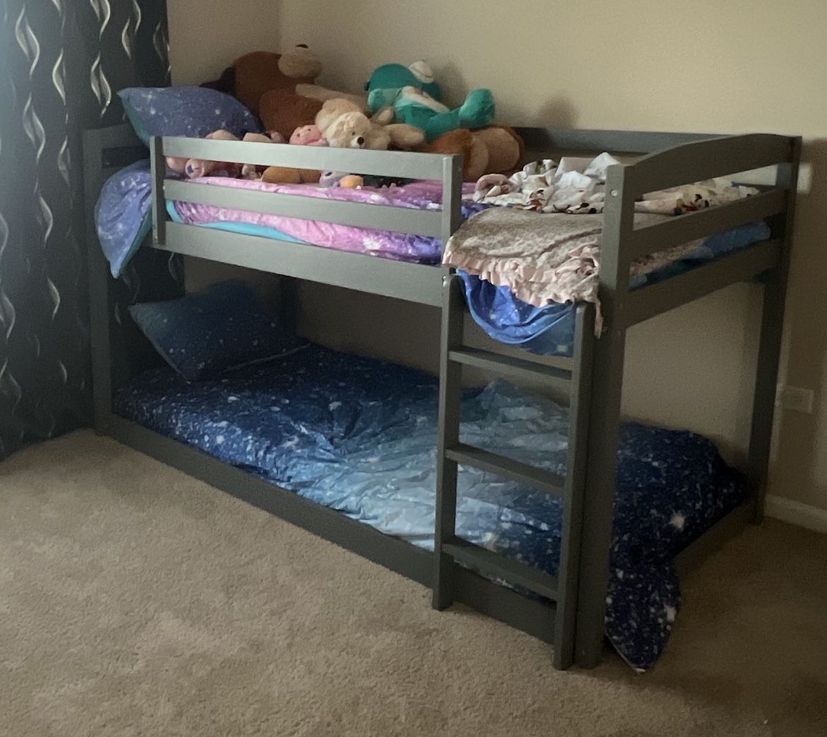 Twin xL Bunk Beds With Memory Foam Mattresses for Sale in North Aurora