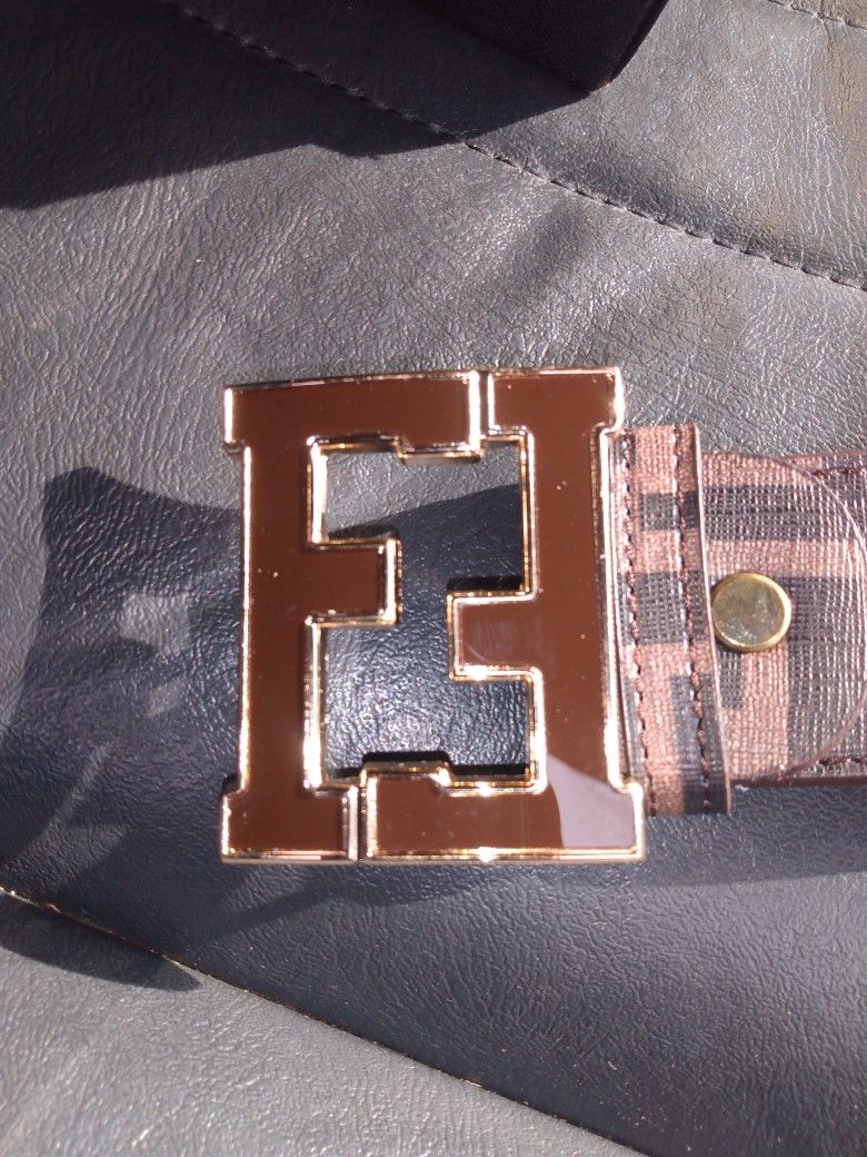 New Brown Fendi Belt