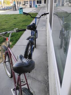 Motorized bike and 10 speed bike