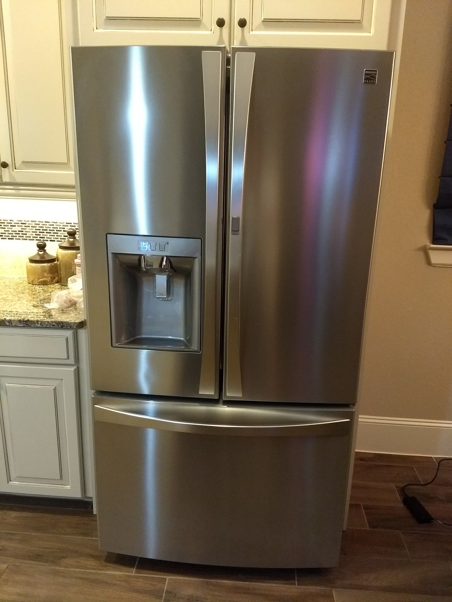 Kenmore Elite 73165 28 cu. ft. French Door Fridge - Fingerprint-Resistant Stainless Steel