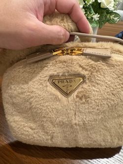 Pink Fur Crossbody Bag