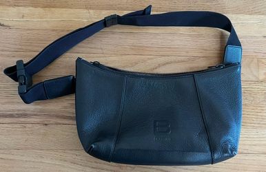 Balenciaga Black Leather Crossbody Bag