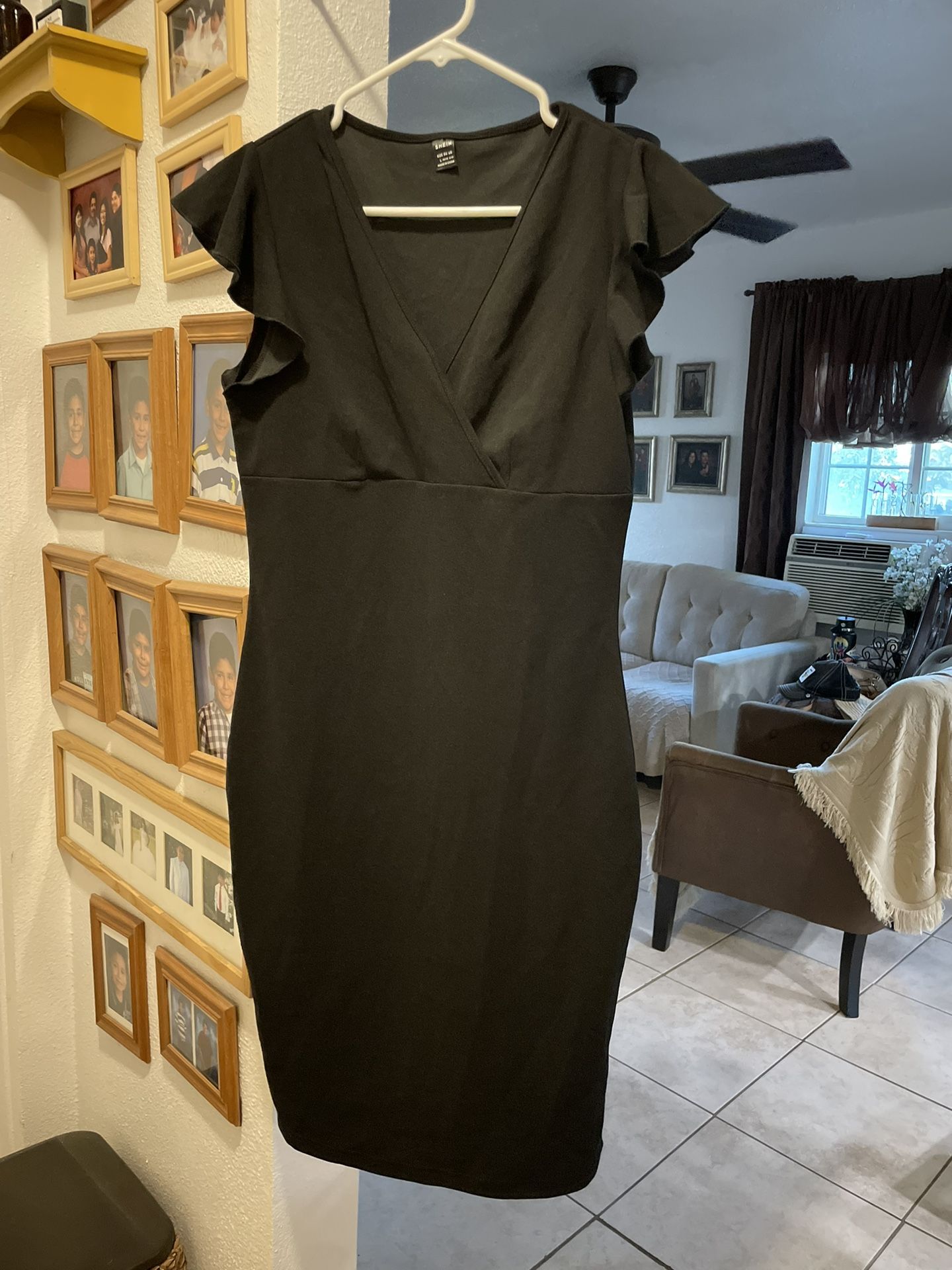 Woman’s Black Dress