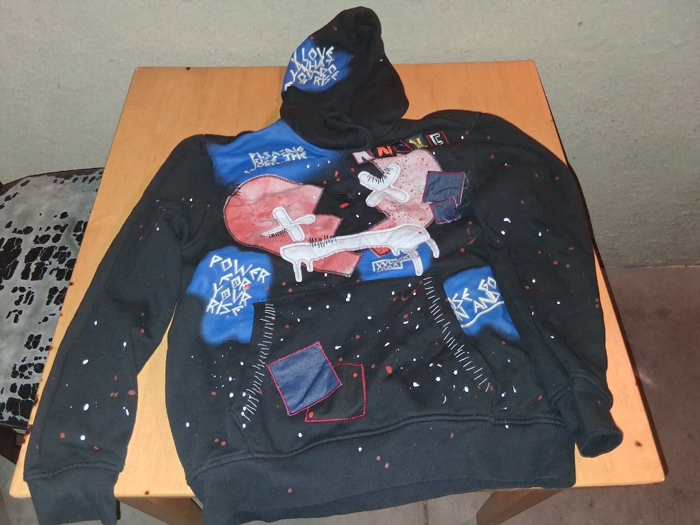 Smoke Rise Hoody Patch Work Embroidery