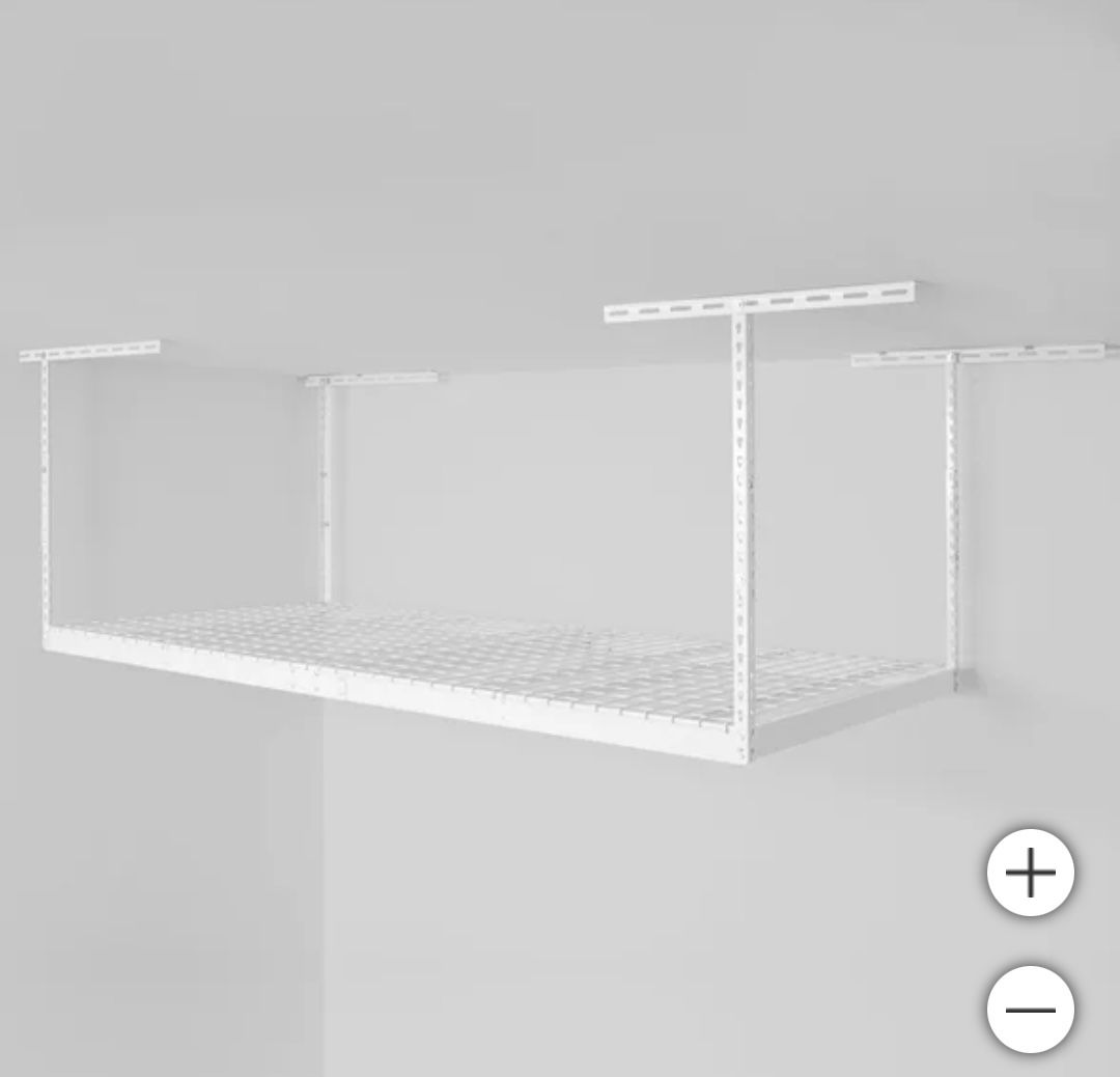 (2) SafeRacks 4 ft. x 8 ft. Adjustable Height Overhead Garage Storage Rack