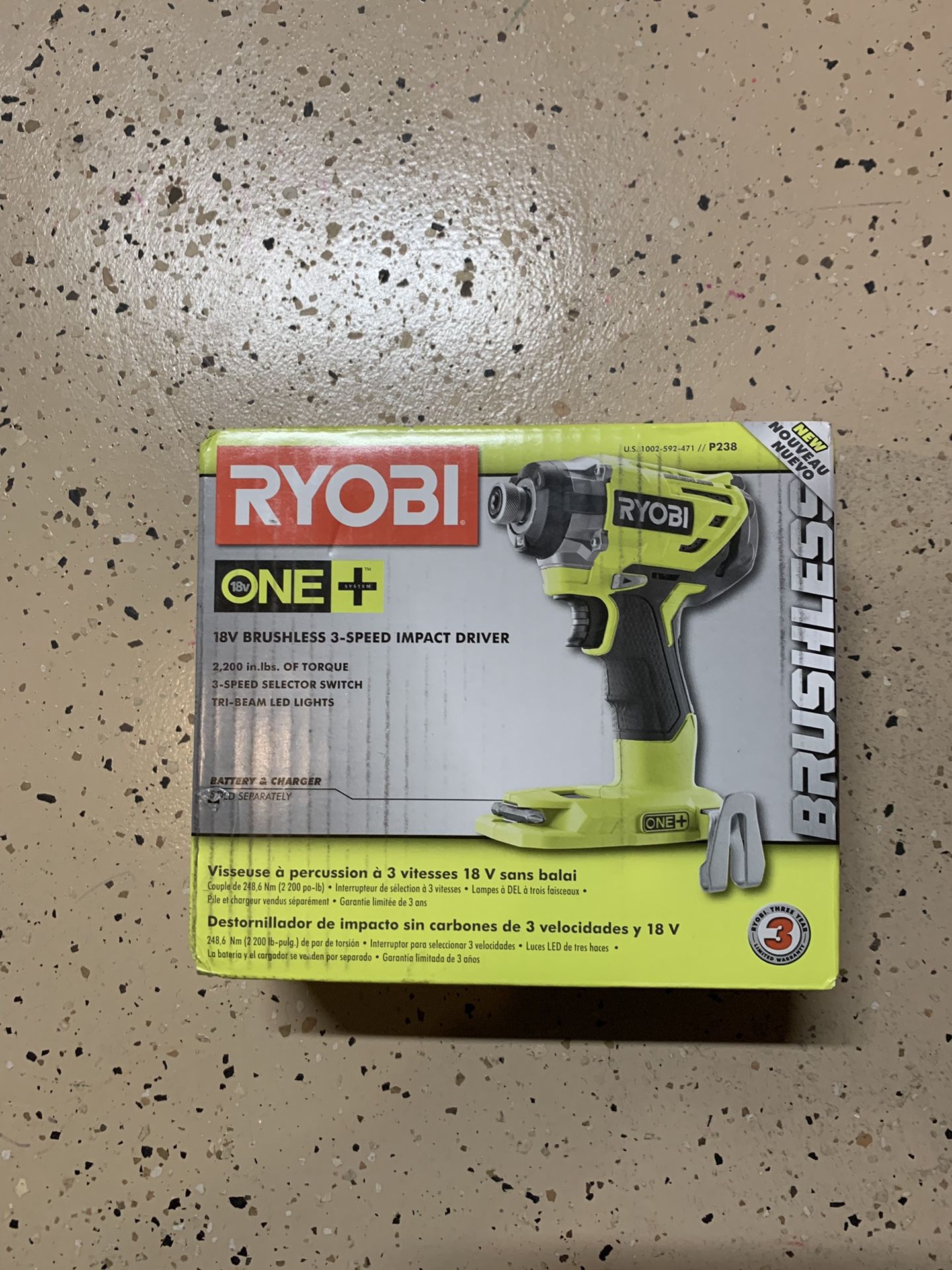 Ryobi 18v Brushless Impact Driver