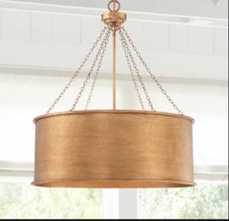 Lampara de techo - Savoy House - modelo Rochester – Gold Patina – NUEVA, pieza de lujo