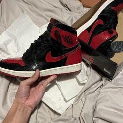 Jordan 1 Patent Bred Size 9