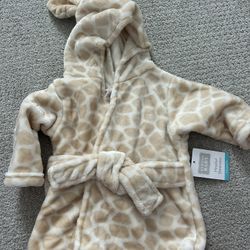 Unisex Giraffe Robe 0-9 Months 