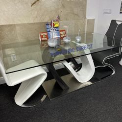  Gorgeous Modern Abstract, Dining Table On Sale Now With Free Dining Chairs. Don’t Miss Out.