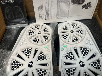 New YAMAHA WaveRunner 2017-2024 EX/EXR JetBlaster footwell Bluetooth speakers EcoxGear Also Golf Carts-White  New complete in box.