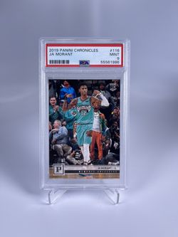 Panini Ja Morant MINT PSA 9 Rookie Card Young Dolph Key Glock