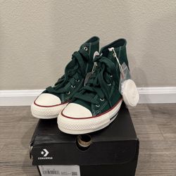 Converse Chuck Taylor All Stars Green Envy Vintage White Kid’s Size 5 UK 4.5