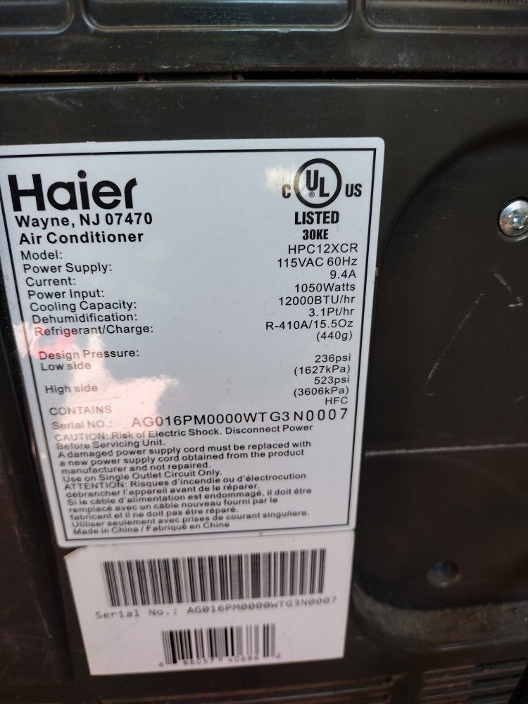 Haier AC 12,000 BTU