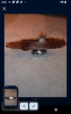 Japanese Aircraft Carrier Lighter From The 1970's