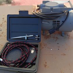 Airbrush/ Air Hose/ Air Compressor Kit Thayer & Chandler 
