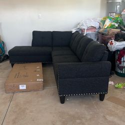 Dark Gray Couches Set