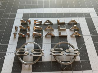1964 Impala SS Emblems and Letters