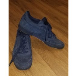 Reebok, Dark Blue Suede , Men's Shoe, Size 13