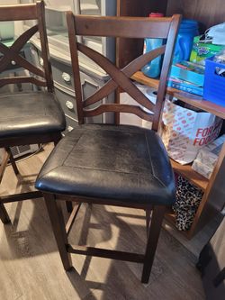 $20 MUST GO BY WEDNESDAY- 2 Pub Height Chairs