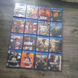 Assorted PS4 Games
