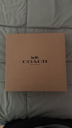 Coach boxed journal and pencil case set penguin print
