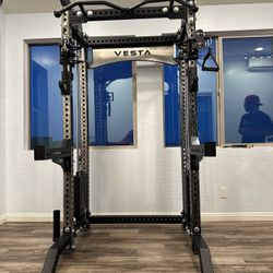 Vesta Fitness PRO SERIES 2-1 Ultimate Half Rack Functional Trainer/Gym Equipment/ Home Gym/ Fitness/ FREE DELIVERY 🚚 